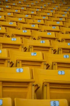 Yellow seat Stock Photos