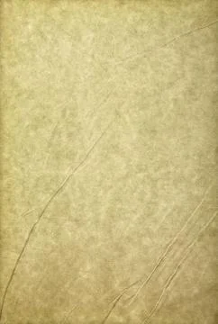 Yellow sheet of paper folded Stock Photos