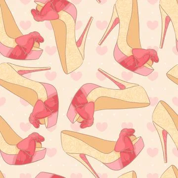 Yellow shoes Stock Illustration
