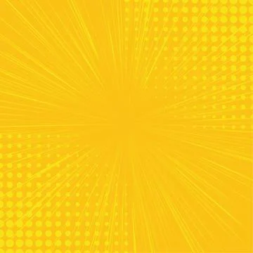 Yellow side hatch with halftone effect. Vintage pop art retro vector Stock Illustration