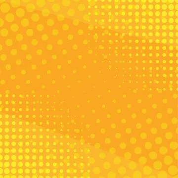 Yellow side hatch with halftone effect. Vintage pop art retro vector Stock Illustration