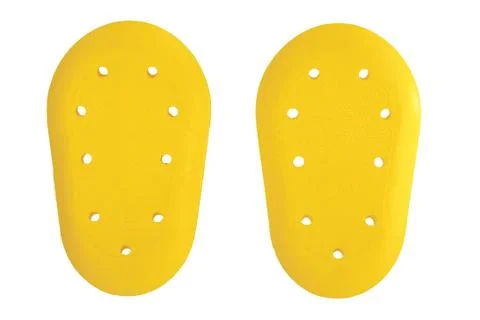 Yellow side inserts polymer protector, guard protectors, safety for protectio Stock Photos