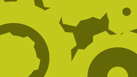 Yellow silhouettes background	 Stock Footage 232933221