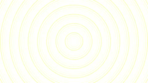 Yellow slim circles simple flat geometric on dark white background loop. Ro.. Stock Footage 228766195