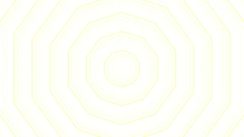 Yellow slim decagon star simple flat geometric on white background loop. St.. Stock Footage 228766962