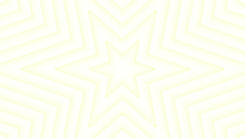 Yellow slim hexagonal star simple flat geometric on white background loop. .. Stock Footage 228541273