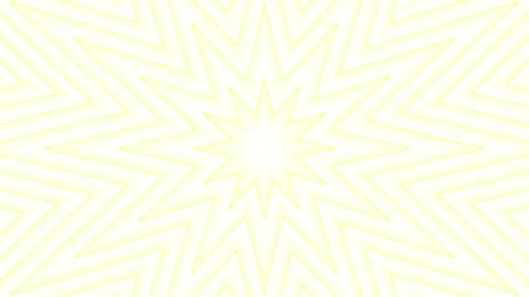 Yellow slim octagonal star simple flat geometric on white background loop. .. Stock Footage 228716244