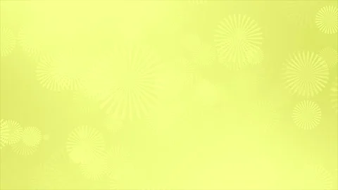 Yellow slowly falling white flower pattern elegant natural background Stock Footage 307675325
