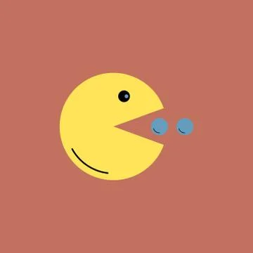 Yellow smile Stock Illustration