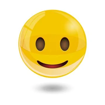 Yellow smiley emoticons, emoji, vector illustration. Stock Illustration