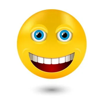 Yellow smiley emoticons, emoji, vector illustration. Stock Illustration