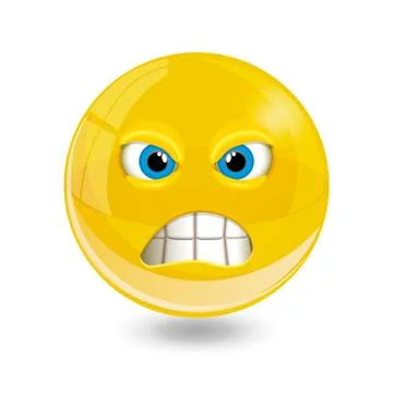 Yellow smiley emoticons, emoji, vector illustration. Stock Illustration