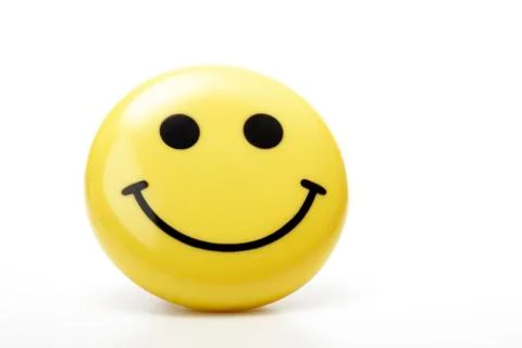 Yellow smiley face Stock Photos