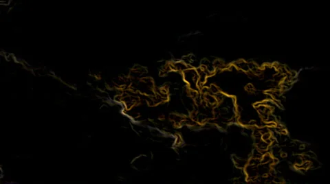 Yellow smoke abstract Stock Footage 32684022