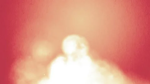 Yellow Smoke Flying Animation Loop  Stock Footage 236671308