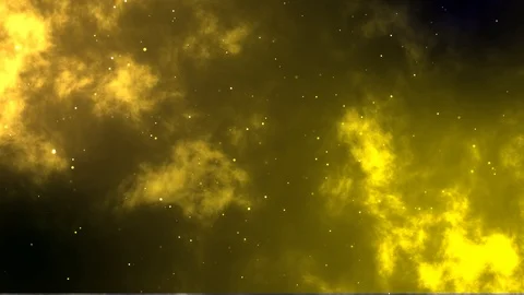 Yellow smoke with particles Stock Footage 112583215