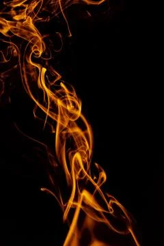 Yellow smoke Stock Photos