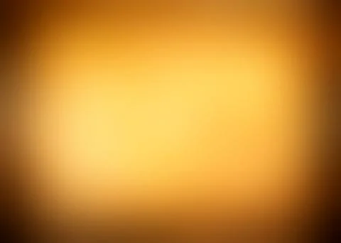 Yellow smooth blur background decorated dark shade vignette. Stock Illustration