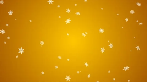 Yellow snowfall background, seamless loop 動画素材 56296964