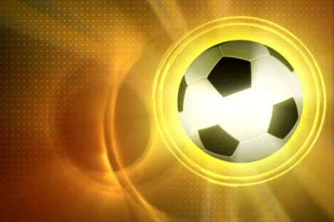 Yellow Soccer Background Stock Footage 10873569