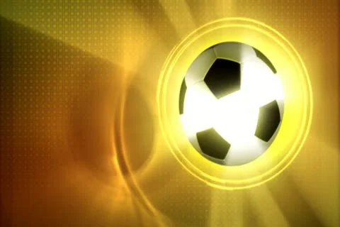 Yellow Soccer Background Widescreen Video stock 10873600