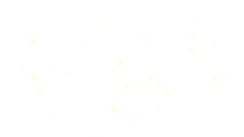 Yellow sparkling animation Stock Footage 312196765