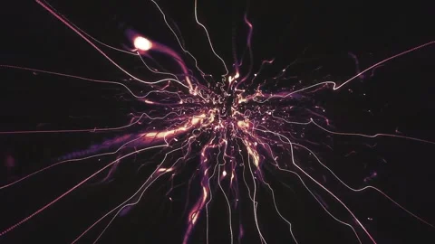 Yellow Sparkling Lights Animation  Stock Footage 240340697