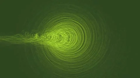 Yellow Sparkling Lights Circling Loop Видео 222454761