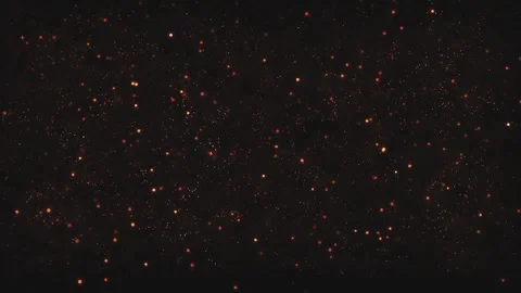 Yellow Sparkling Particles Animation Loop  Stock Footage 225151285