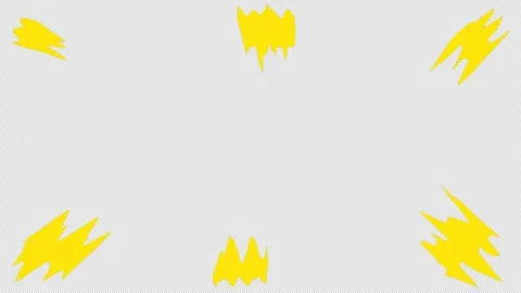 Yellow sparks explode and fly across a black background. Stock Footage 334668337
