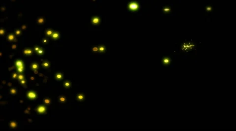 Yellow Sparks In Slow-Mo - 5 Stock Footage