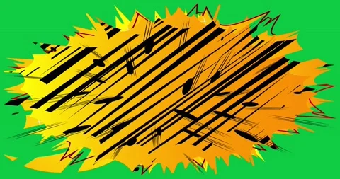 Yellow Speech Bubble on Green Screen Stock Footage 166544932