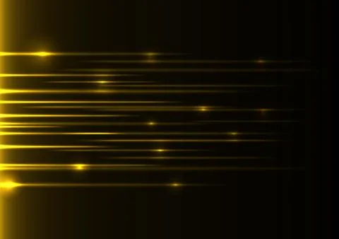 Yellow speed laser Stock Illustration