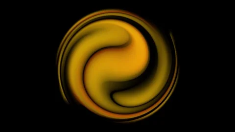 Yellow Sphere animation 4k video Stock Footage 296619628