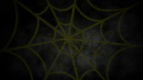 Yellow spider web pattern Stockbeeldmateriaal 171305560