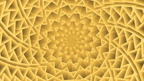 Yellow spiral animation of abstract triangular geometric shapes 스톡 동영상 238001252