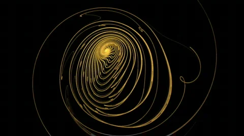 Yellow spiral Stock Footage 360292