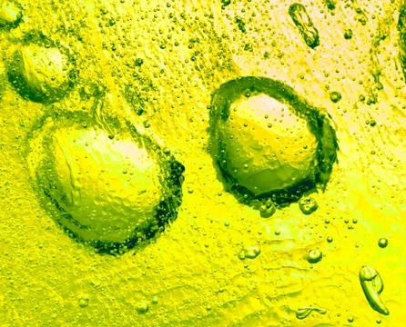 Yellow splash. Stock Photos
