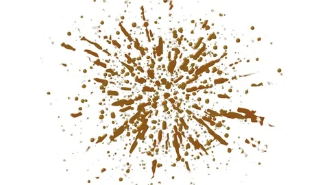 Yellow Splatter background Stock Footage 82466858