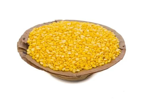 Yellow Split Dal Foto stock