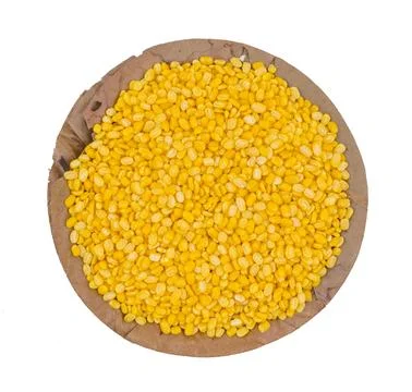 Yellow Split Dal Foto stock