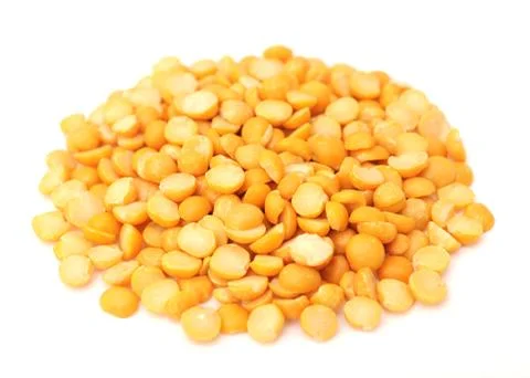 Yellow split pea Stock Photos