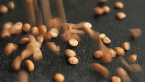 Yellow split peas Stock Footage 71467454