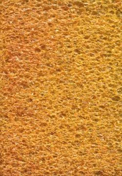 Yellow sponge surface Stock Photos
