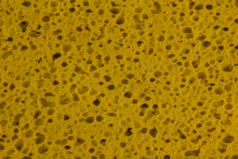 Yellow sponge texture or pattern Foto stock
