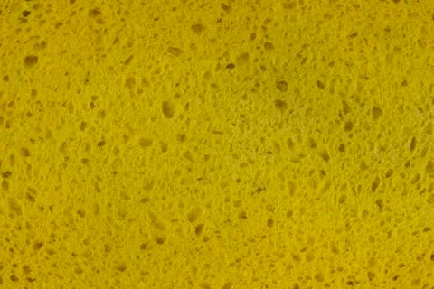 Yellow sponge texture or pattern Foto stock