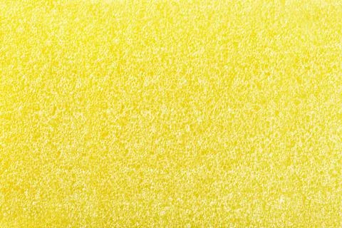 Yellow sponge texture of scouring pad Stock Photos