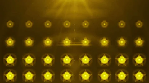 Yellow spotlight flash lighting bulb Stock Footage 39692620