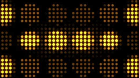 Yellow Spotlight VJ Loops Stock Footage 74234545