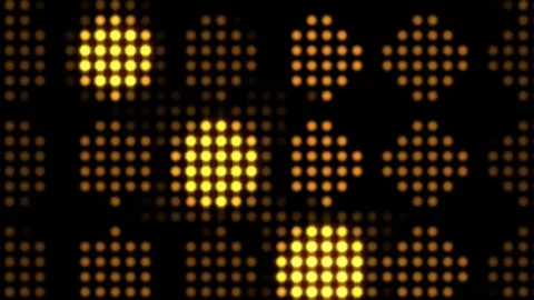 Yellow Spotlight VJ Loops Stock Footage 74234711